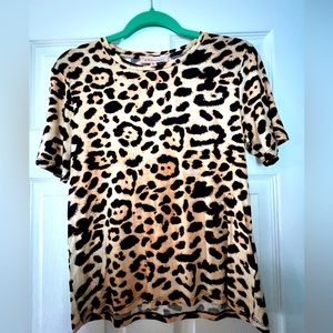 Philosophy Leopard Print Tee M